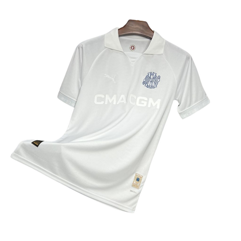 Camisa Olympique Marseille Edição Especial Aniversário - Torcedor Puma Masculina - Branca