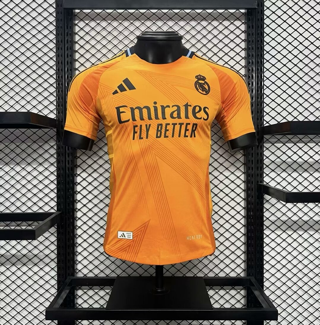 Camisa Real Madrid II 2024/25 - Jogador Masculino - Laranja