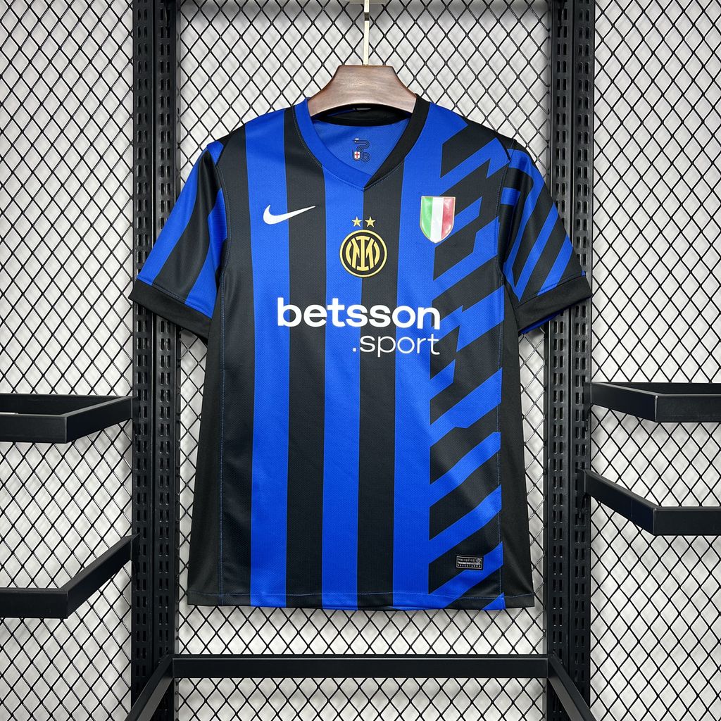 Camisa Inter de Milão I 24/25 - Torcedor Masculina - Azul e preta