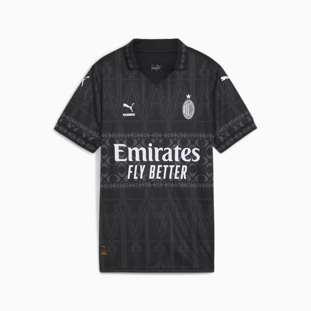 Camisa Puma AC Milan 24/25 Edição Especial Torcedor - Preto