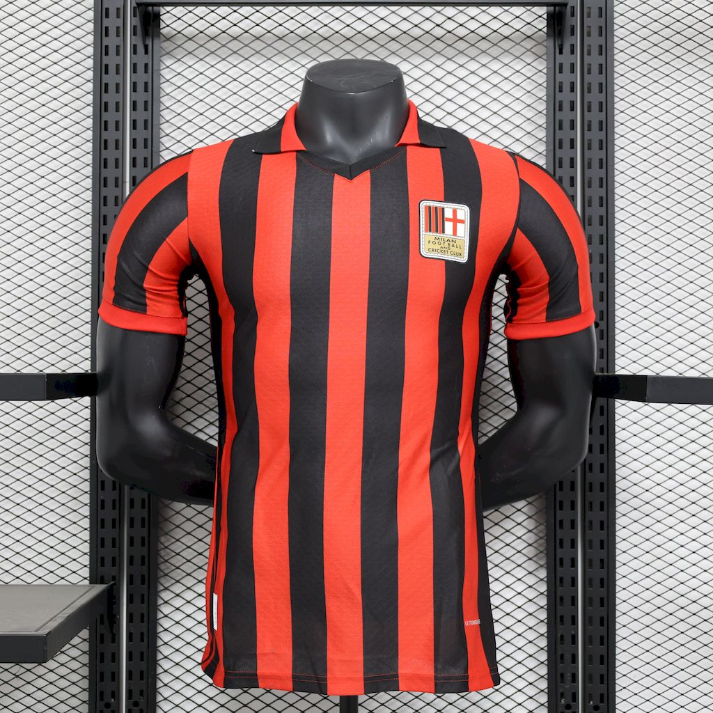 Camisa Puma Milan 125 Anos I Authentic - Jogador Masculino - Vermelho