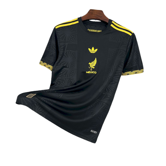 Camisa Seleção do México Edição Especial Copa de Ouro - Torcedor Masculina - Preta
