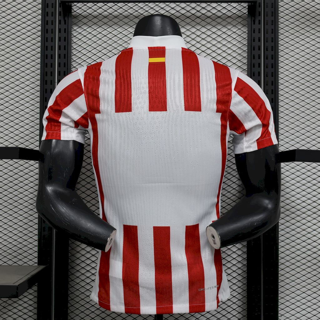 Camisa Atlético de Madrid I 2025/26 Jogador Masculina - Vermelho