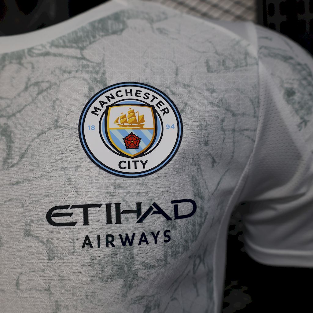 Camisa Manchester City II 2025/26 - Jogador Masculina - Branca