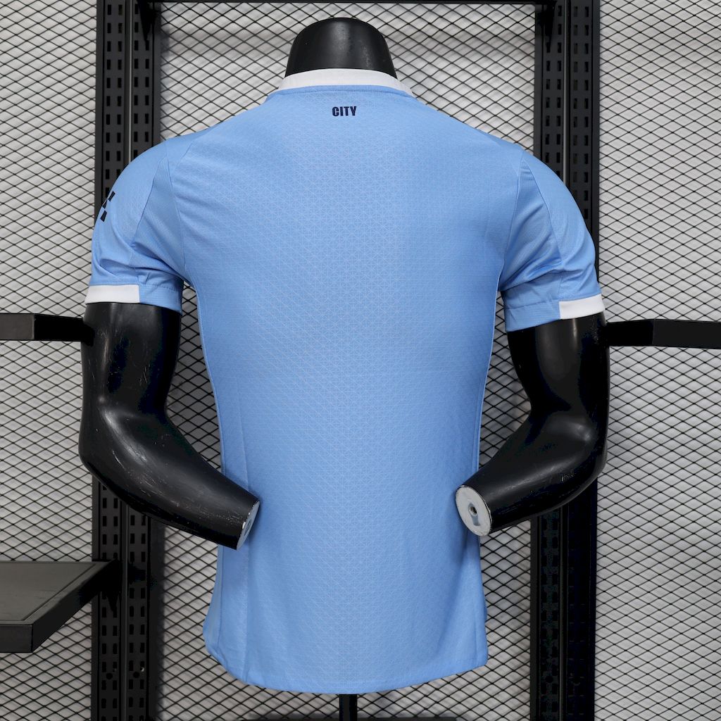 Camisa Manchester City I 2025/26 - Jogador Masculina - Azul