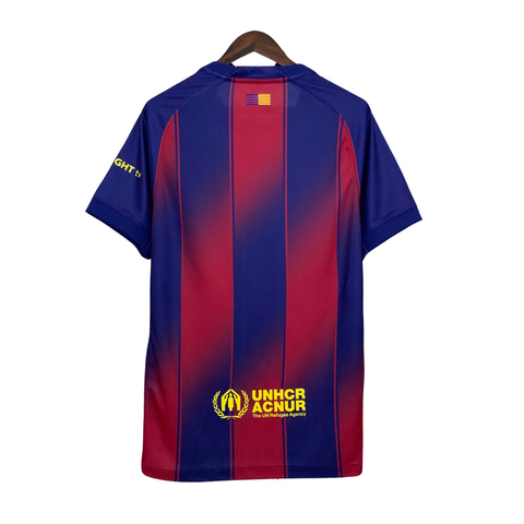 Camisa Barcelona I 25/26 Torcedor Nike Masculina - Azul e Grená