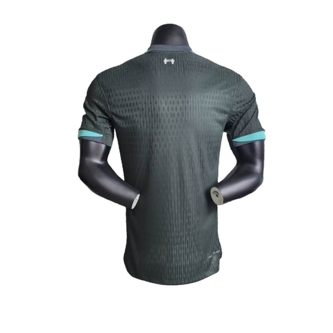 Camisa Liverpool II 2024/25 - Jogador Masculina - Verde com detalhes em azul