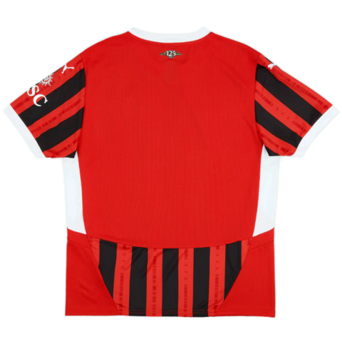 Camisa Milan Home 24/25 - Torcedor Puma Masculina - Vermelho e Preto