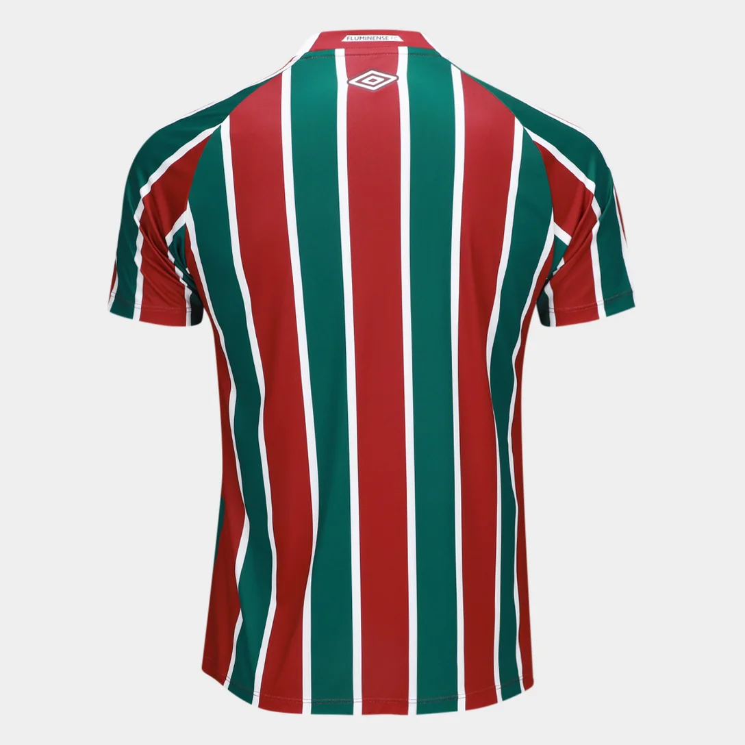 Camisa Fluminense I 25/26 Torcedor Umbro Masculina - Verde+Vermelho