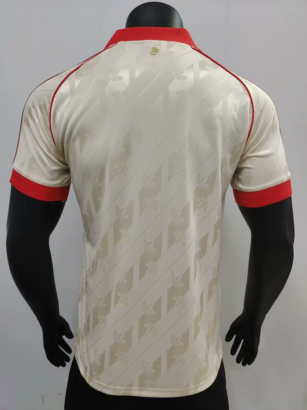 Camisa Bayern de Munique Lifestyler 2024/25 - Jogador Masculina - Bege