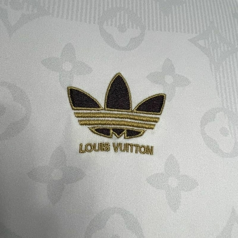 Camisa Real Madrid LV Adidas 24/25 Torcedor Masculina Branca