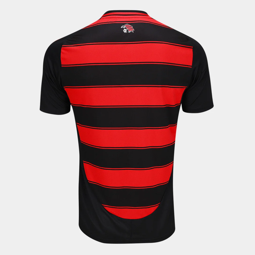 Camisa Flamengo I 25/26 Torcedor Adidas Masculina - Preto