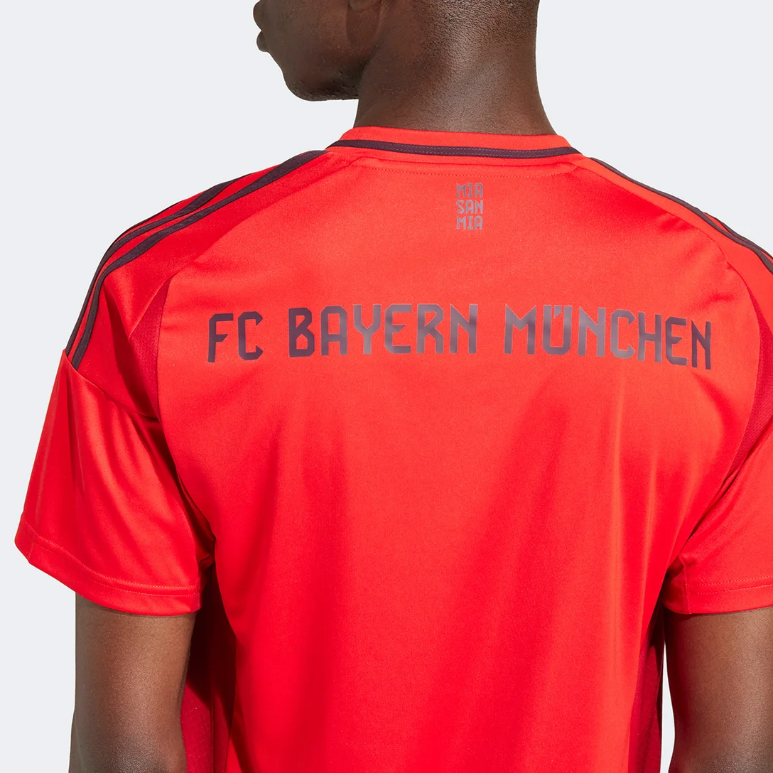 Camisa Bayern de Munique Adidas I 24/25 Torcedor Masculina - Vermelho