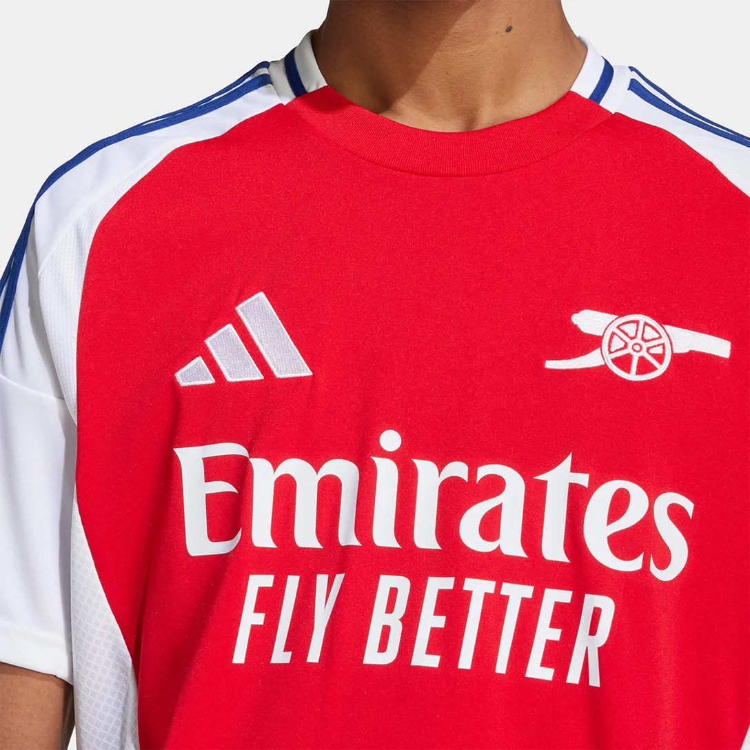 Camisa Arsenal Home 24/25 Torcedor Masculina - Vermelho+Branco