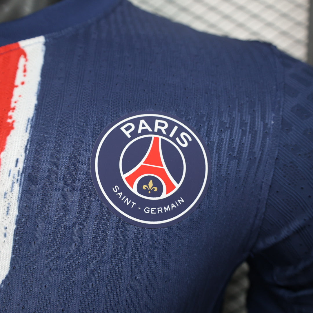 Camisa Paris Saint-Germain I 2024/25 - Jogador Masculina - Azul