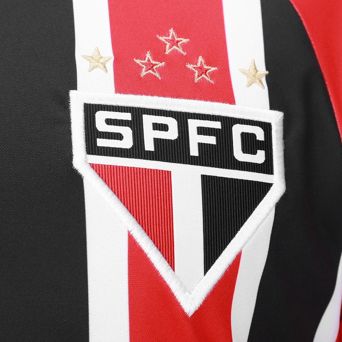 Camisa São Paulo II 25/26 s/n Torcedor New Balance Masculina - Vermelho+Branco