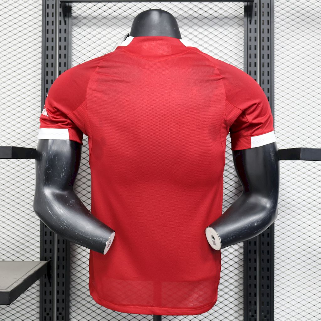 Camisa Liverpool I 2025/26 - Jogador Masculina - Vermelho e Branco