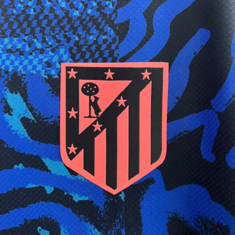 Camisa Atlético de Madrid III 24/25 Torcedor Nike Masculina - Azul escuro