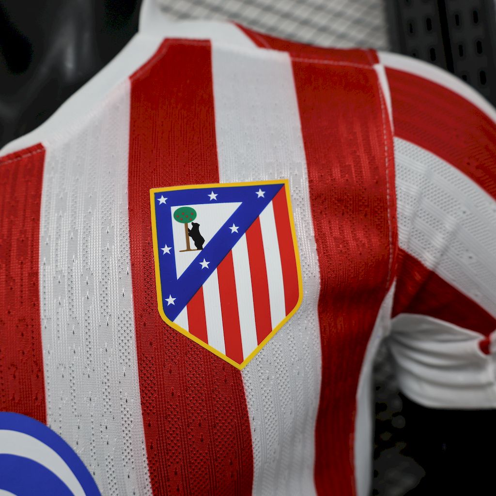 Camisa Atlético de Madrid I 2025/26 Jogador Masculina - Vermelho