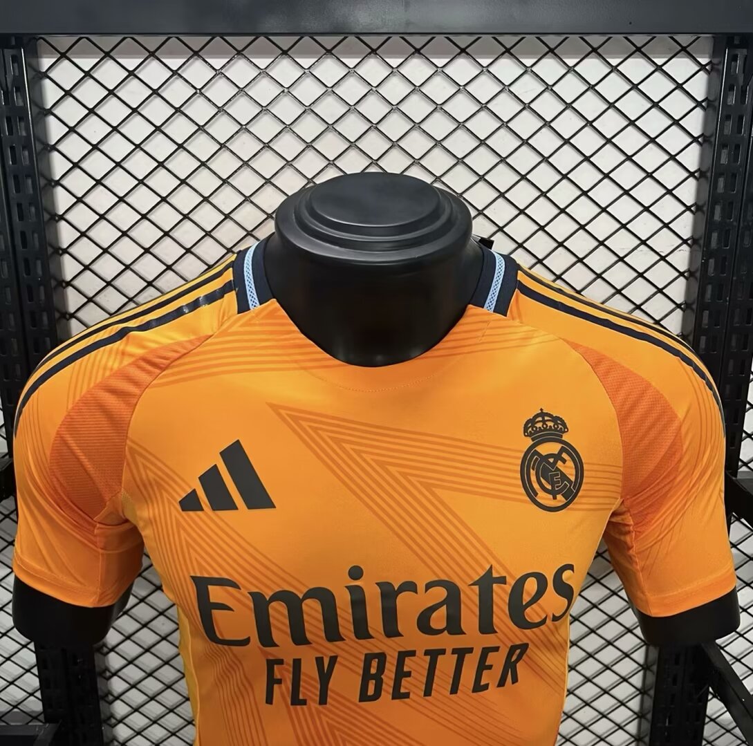 Camisa Real Madrid II 2024/25 - Jogador Masculino - Laranja