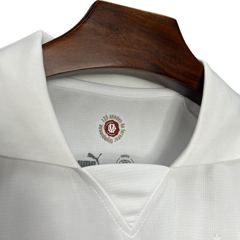 Camisa Olympique Marseille Edição Especial Aniversário - Torcedor Puma Masculina - Branca
