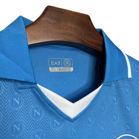 Camisa Napoli Home 24/25 - Torcedor EA7 Masculina - Azul