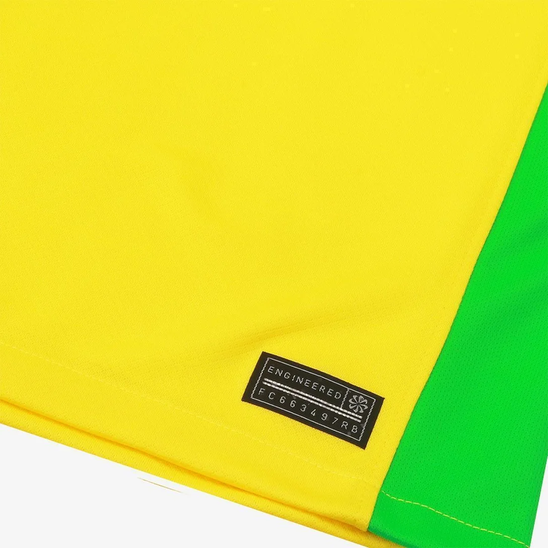 Camisa Nike Brasil I 2025/26 Torcedor Masculina - Amarelo+Verde