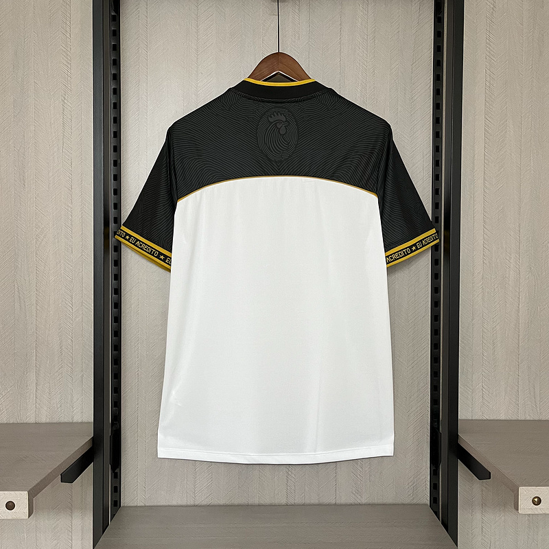 Camisa Atlético MIneiro Edição Especial 25/26 Torcedor Masculina - Branco + Preto