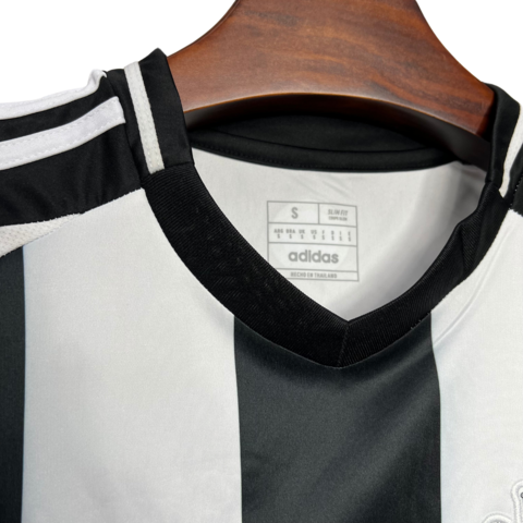 Camisa Newcastle I 24/25 - Torcedor Masculina - Branco e Preto