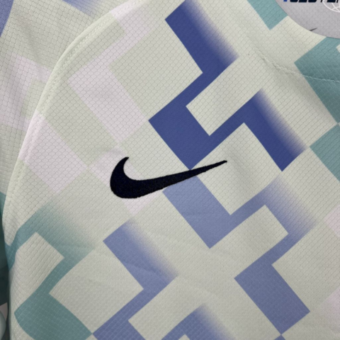 Camisa Inter de Milão II 25/26 - Torcedor Nike Masculina - Branca + Azul