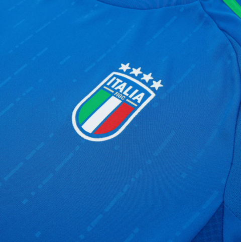 Camisa Itália I 24/25 - Torcedor Adidas Masculina - Azul