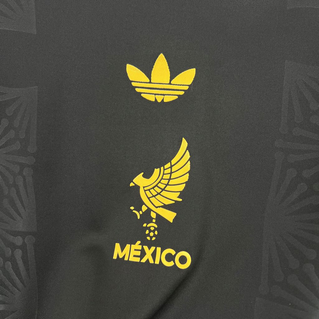 Camisa Seleção do México Edição Especial Copa de Ouro - Torcedor Masculina - Preta