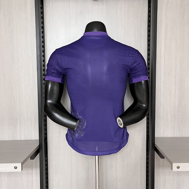 Camisa Y3 Real Madrid Edição Especial - 2023/24 - Jogador Masculina - Roxo
