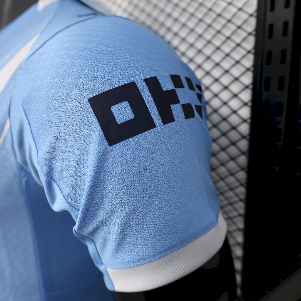 Camisa Manchester City I 2025/26 - Jogador Masculina - Azul