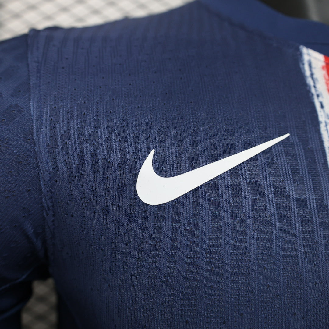 Camisa Paris Saint-Germain I 2024/25 - Jogador Masculina - Azul