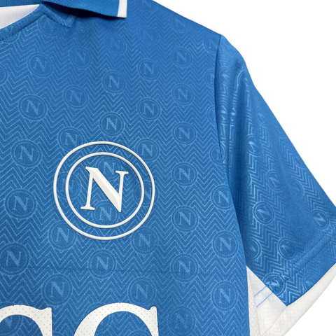 Camisa Napoli Home 24/25 - Torcedor EA7 Masculina - Azul
