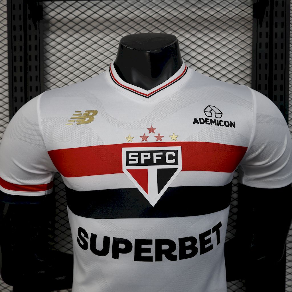 Camisa São Paulo I 2025/26 Jogador Masculina - Branca
