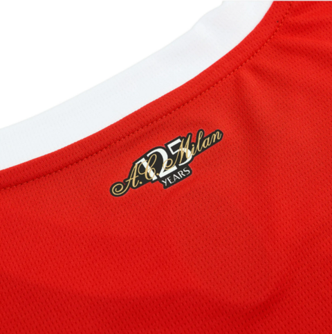 Camisa Milan Home 24/25 - Torcedor Puma Masculina - Vermelho e Preto