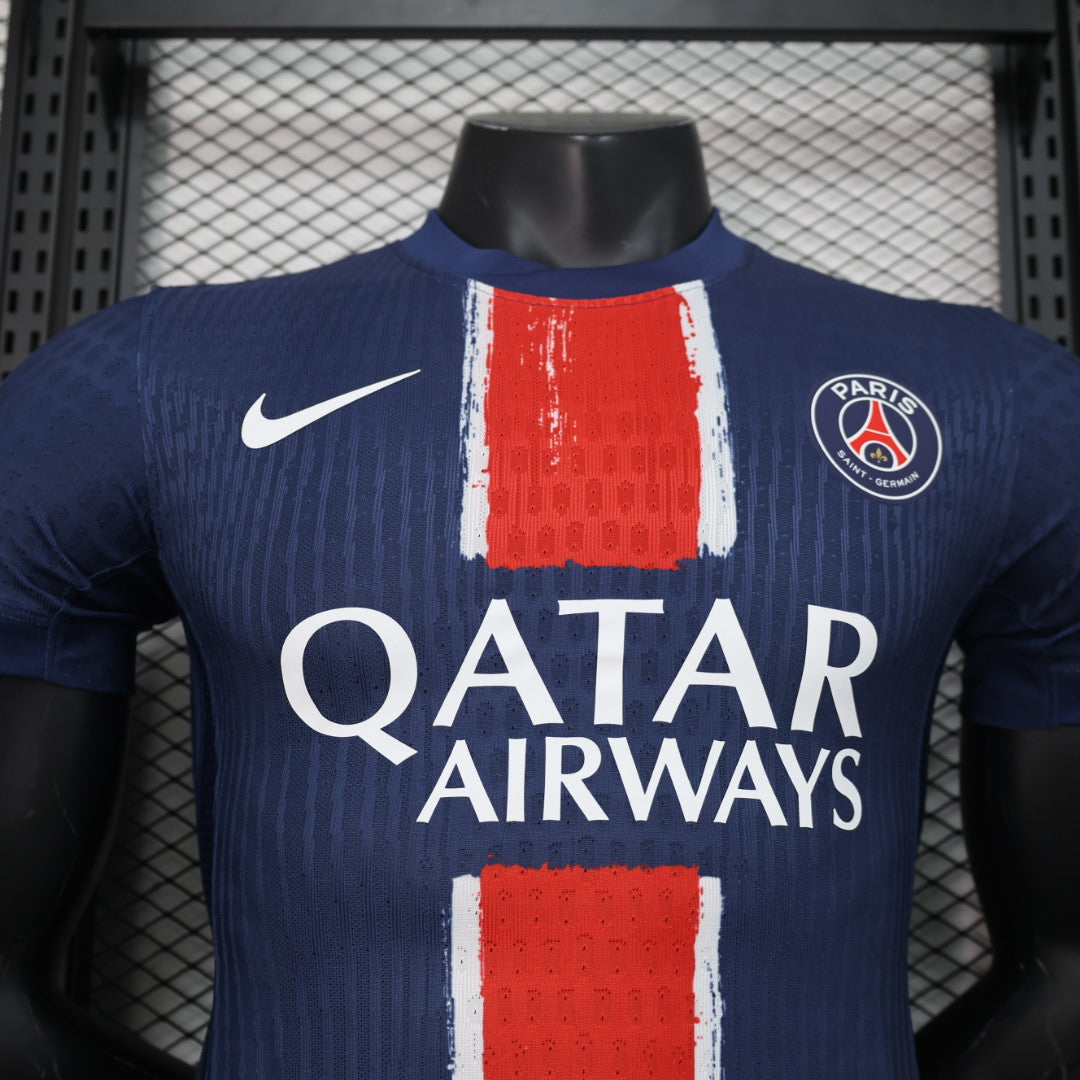 Camisa Paris Saint-Germain I 2024/25 - Jogador Masculina - Azul