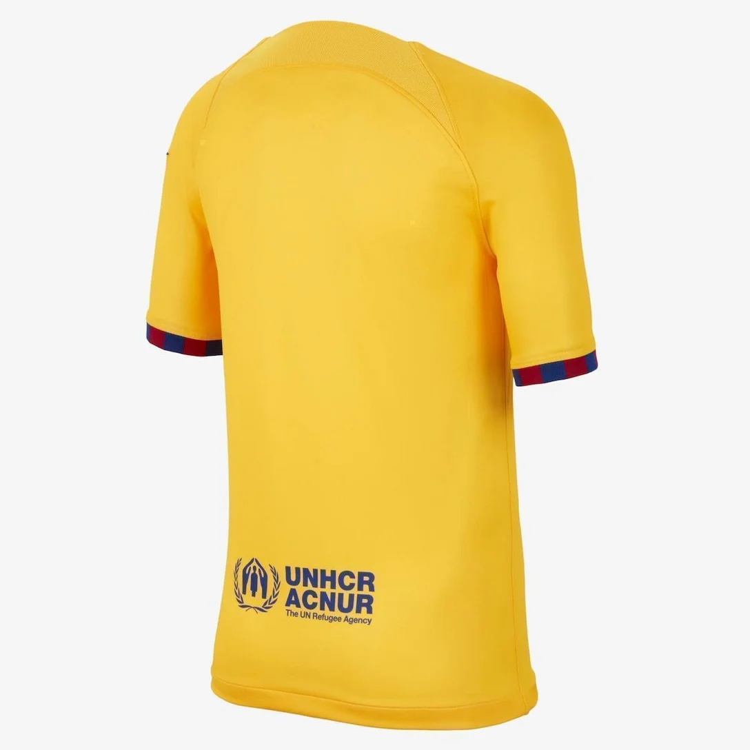 Camisa Nike Barcelona IV 2023/24 Torcedor - Amarelo