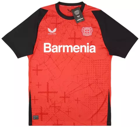Camisa Bayer Leverkusen I 24/25 - Torcedor Masculina - Vermelha