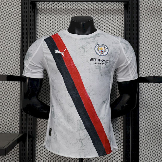 Camisa Manchester City II 2025/26 - Jogador Masculina - Branca