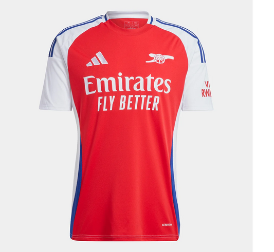 Camisa Arsenal Home 24/25 Torcedor Masculina - Vermelho+Branco
