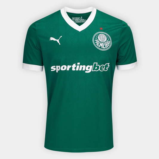 Camisa Palmeiras I 25/26 Torcedor Puma Masculina - Verde