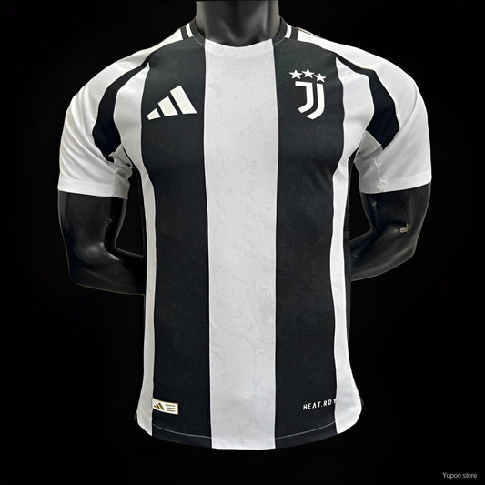 Camisa Juventus I 2025/26 - Jogador Masculina - Branca e Preta