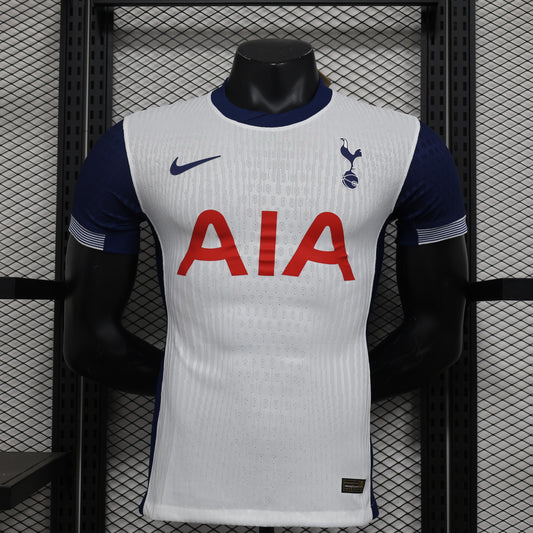Camisa Tottenham I 2024/25 - Jogador Masculina - Branca e Azul