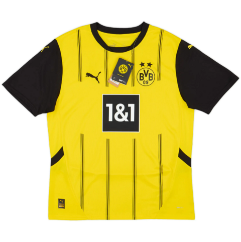 Camisa Borussia Dortmund I 24/25 - Torcedor Puma Masculina - Amarelo