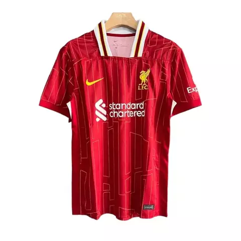 Camisa Liverpool I 24/25 Torcedor Nike Masculina - Vermelha