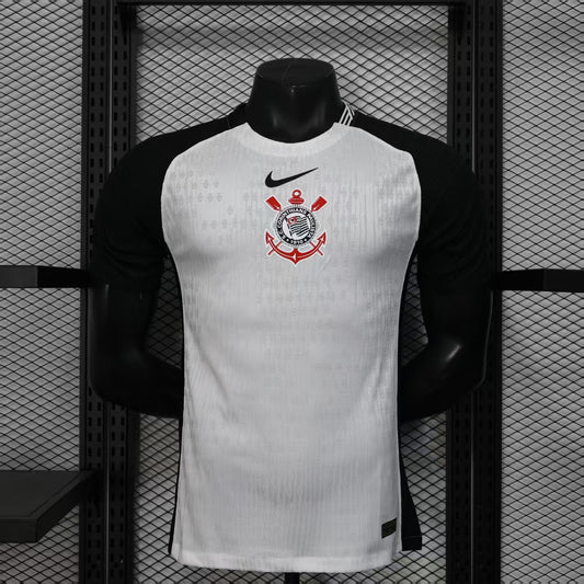 Camisa Corinthians I 2025/26 - Jogador Masculina - Branca