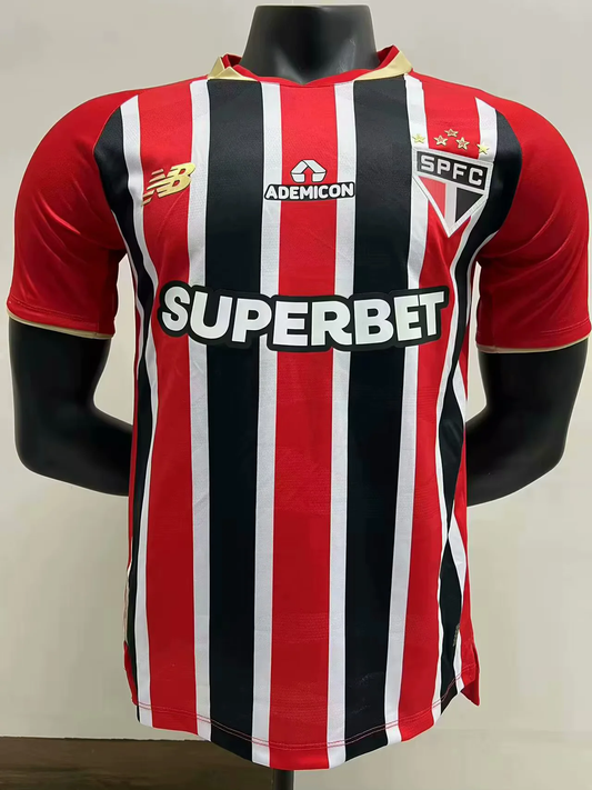 Camisa São Paulo II 2025/26 Jogador Masculina - Vermelha